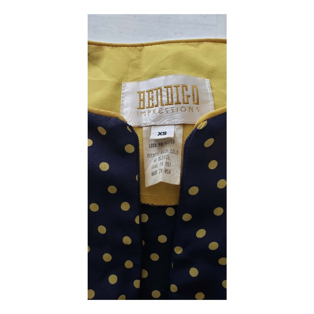 60/70’s Vintage Bendigo Impressions Dress (S/M) View 6